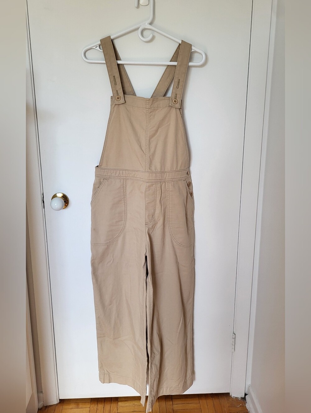 Patagonia Beige Cotton Overalls Jumpsuit